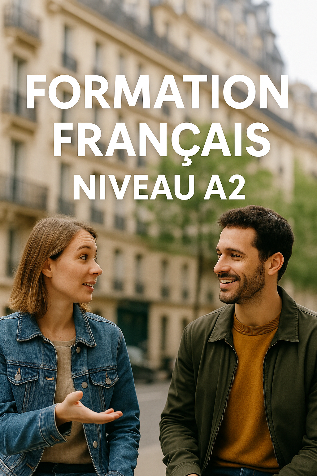 Formation français A2 en ligne, apprentissage intermédiaire du français, préparation aux tests de niveau pour naturalisation ou validation officielle, Formation français niveau A2