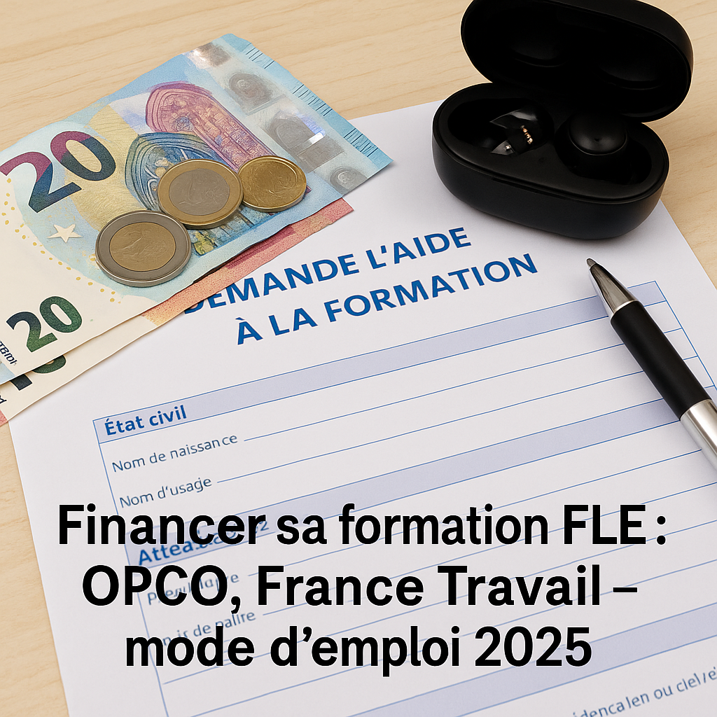 Financer sa formation FLE 2025 : solutions OPCO, France Travail et autres aides pour l'apprentissage du français.